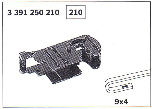 Щетка стеклоочистителя Bosch Twin грузовой N71